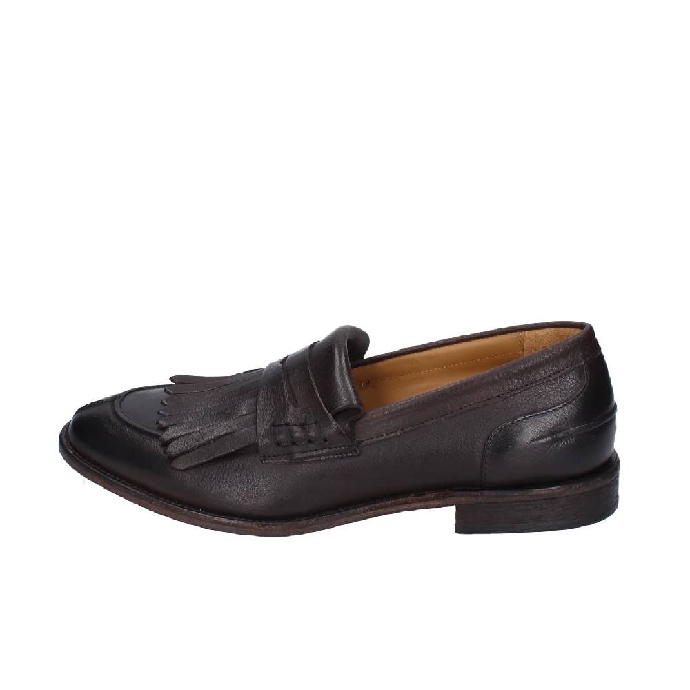scarpe uomo MANIFATTURE ETRUSCHE mocassini marrone pelle EZ835 Convenienza