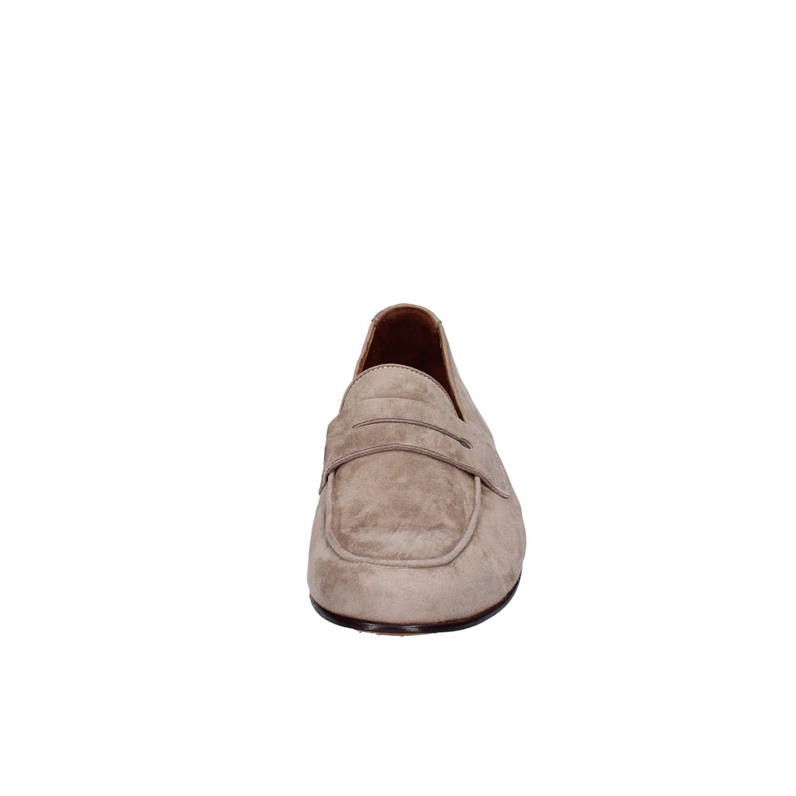 scarpe uomo POLLINI mocassini marrone camoscio EY38 Presa