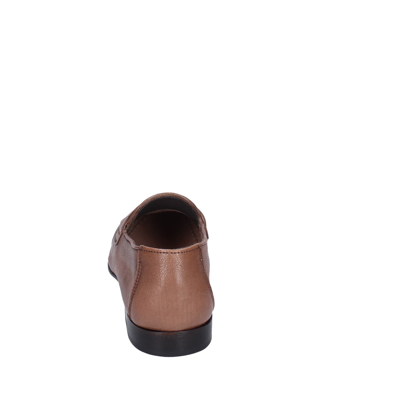 scarpe uomo POLLINI mocassini marrone pelle EY34 Sconto