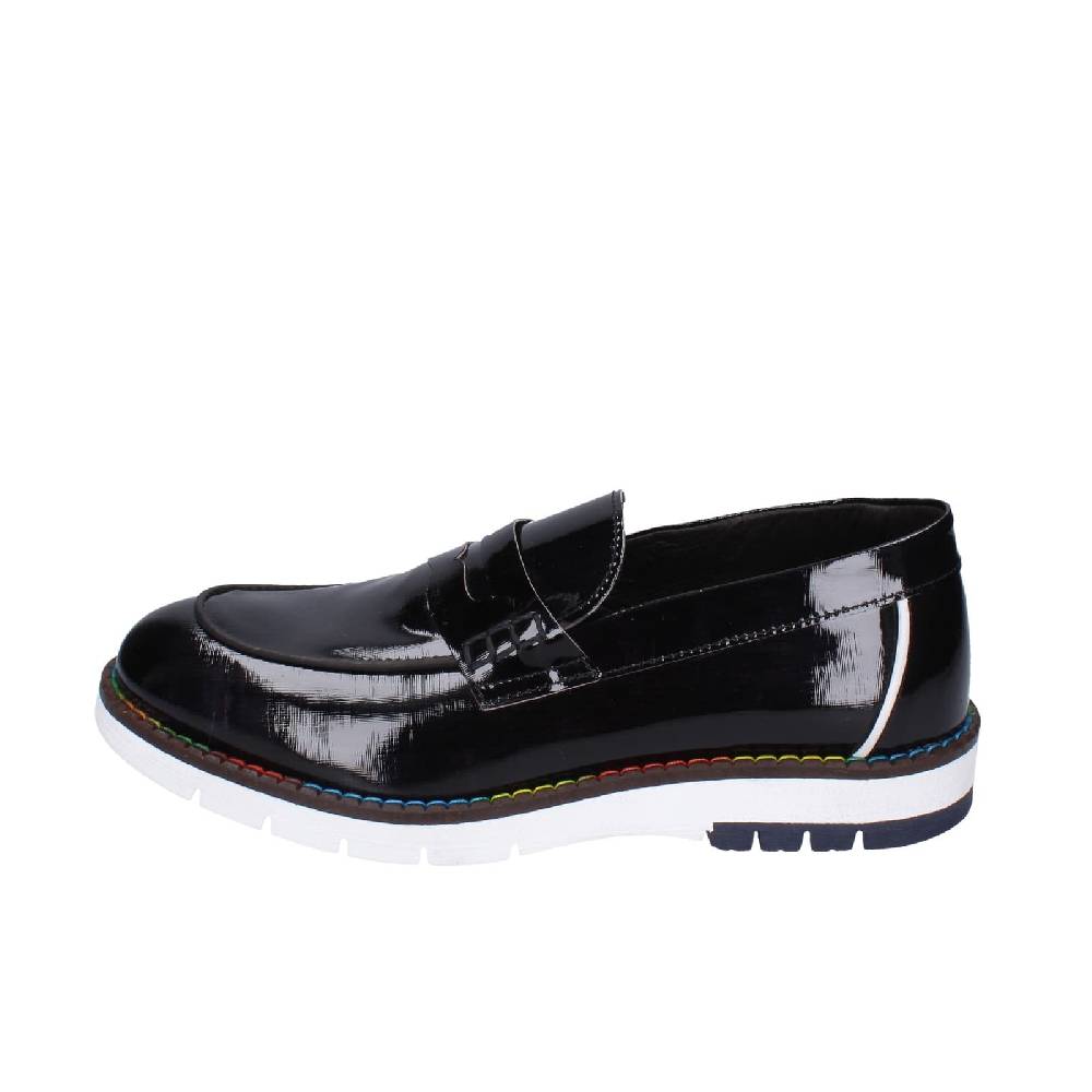 scarpe uomo EVEET mocassini nero vernice EZ230 Online