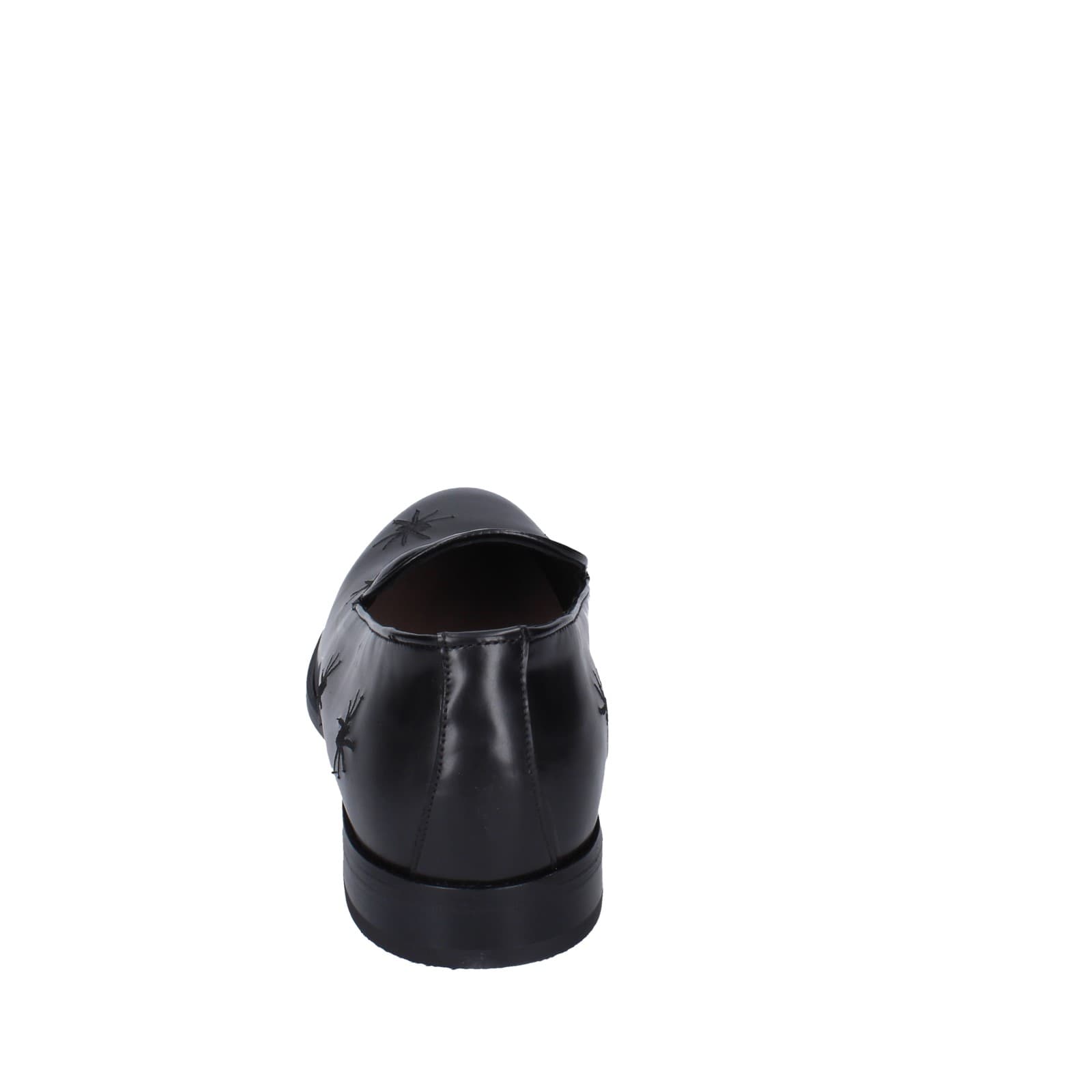 scarpe uomo EVEET mocassini nero pelle EZ231 Offerte