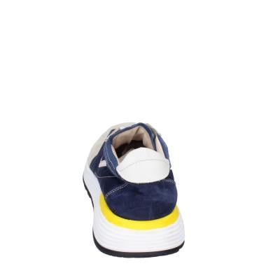 scarpe uomo MOMA classiche blu camoscio beige tela 4AS414-CRNC BC85 I Più Venduti