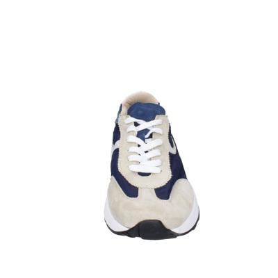 scarpe uomo MOMA classiche blu camoscio beige tela 4AS414-CRNC BC85 I Più Venduti