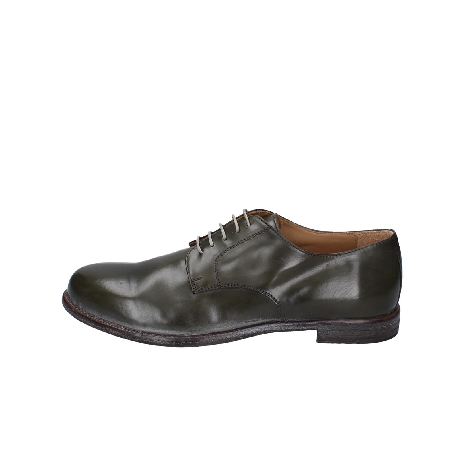 scarpe uomo MOMA classiche verde pelle 2AS433-MU EY448 Negozio