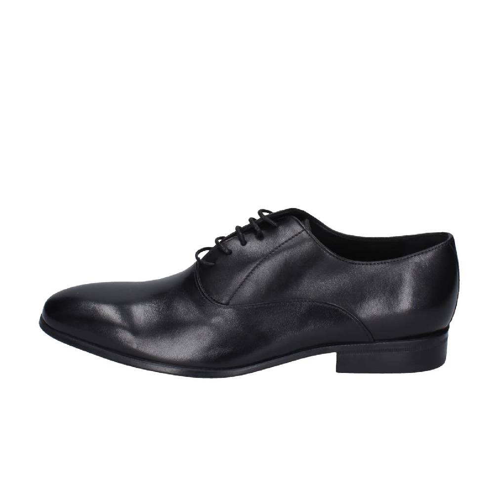 scarpe uomo STEFANO BRANCHINI classiche nero pelle EZ841 In Saldo