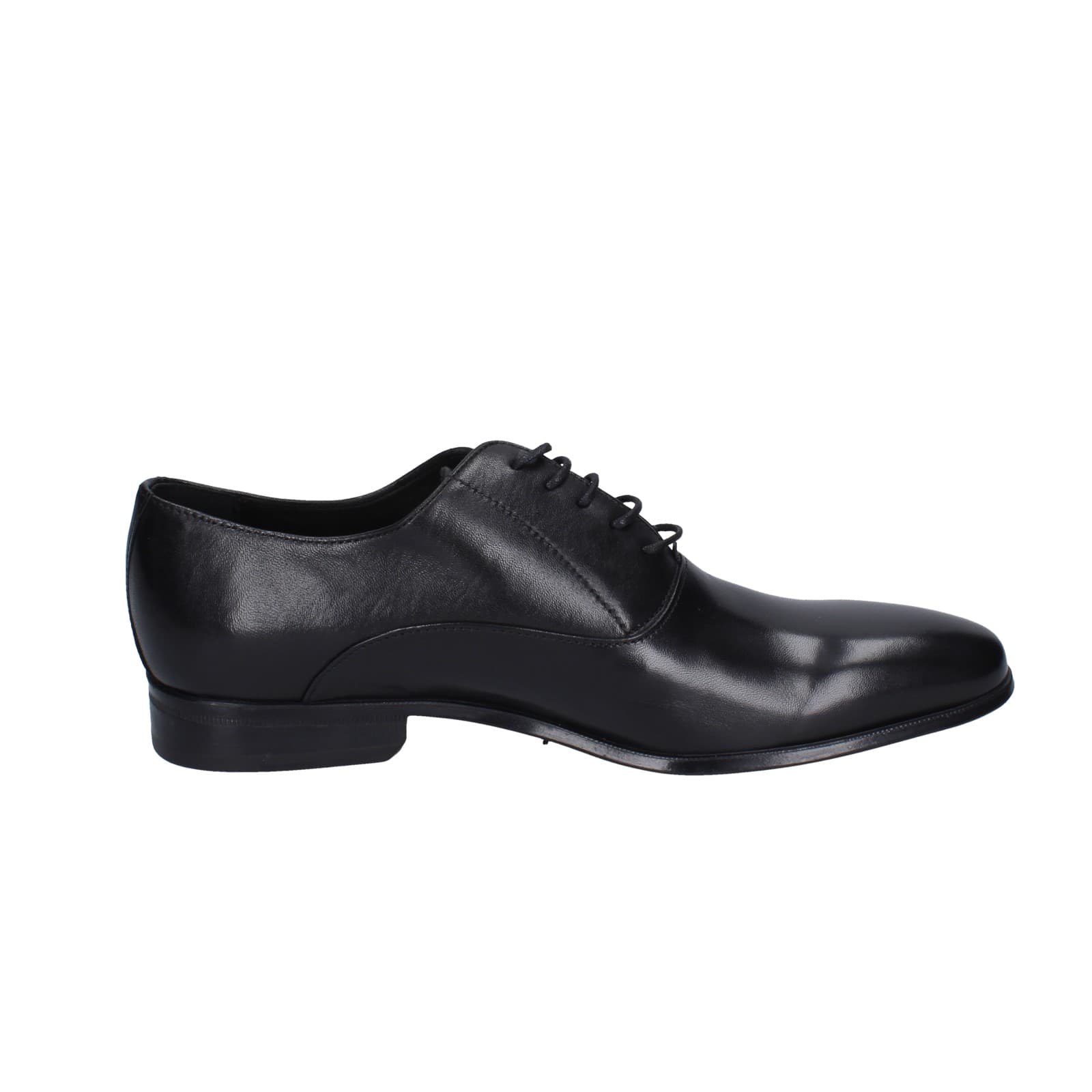 scarpe uomo STEFANO BRANCHINI classiche nero pelle EZ841 In Saldo
