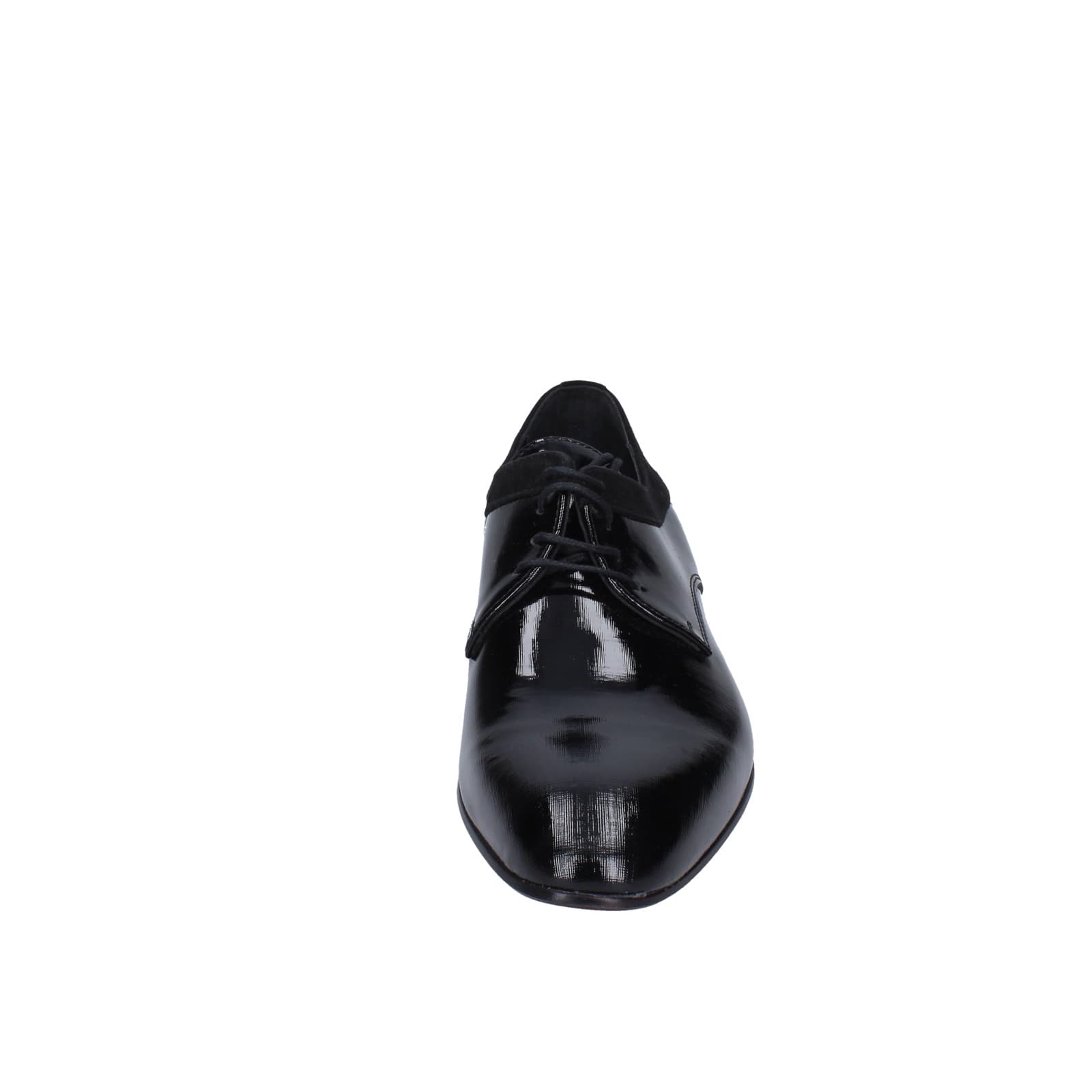 scarpe uomo EVEET classiche nero vernice velluto 15010 EZ120 2025