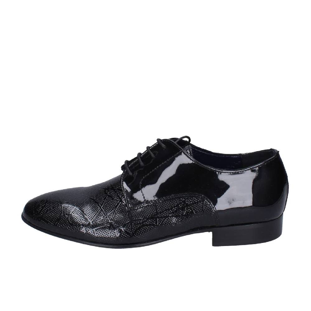 scarpe uomo EVEET classiche nero vernice EZ118 Italy