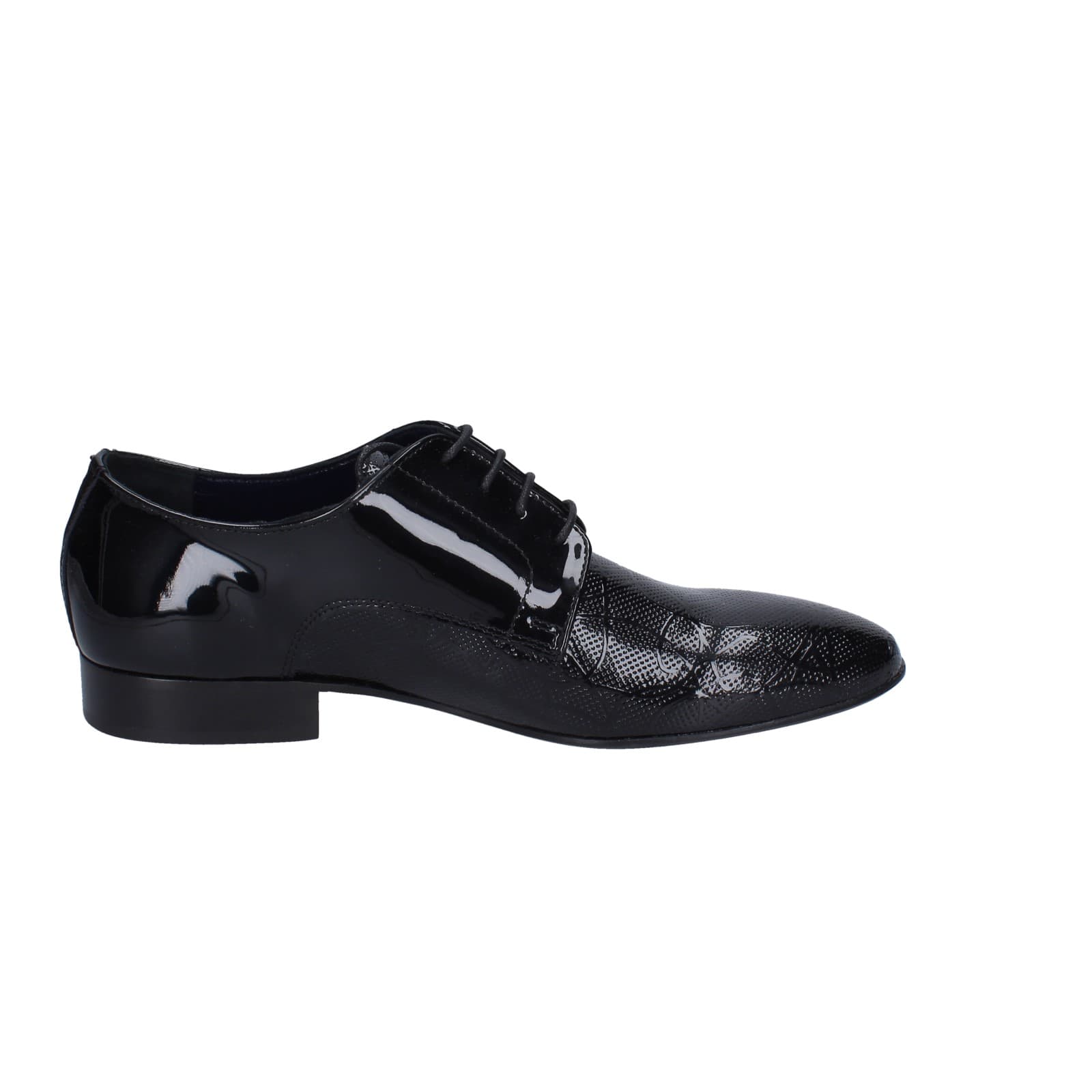 scarpe uomo EVEET classiche nero vernice EZ118 Italy