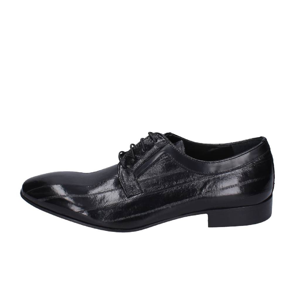 scarpe uomo EVEET classiche nero vernice EZ107 2025
