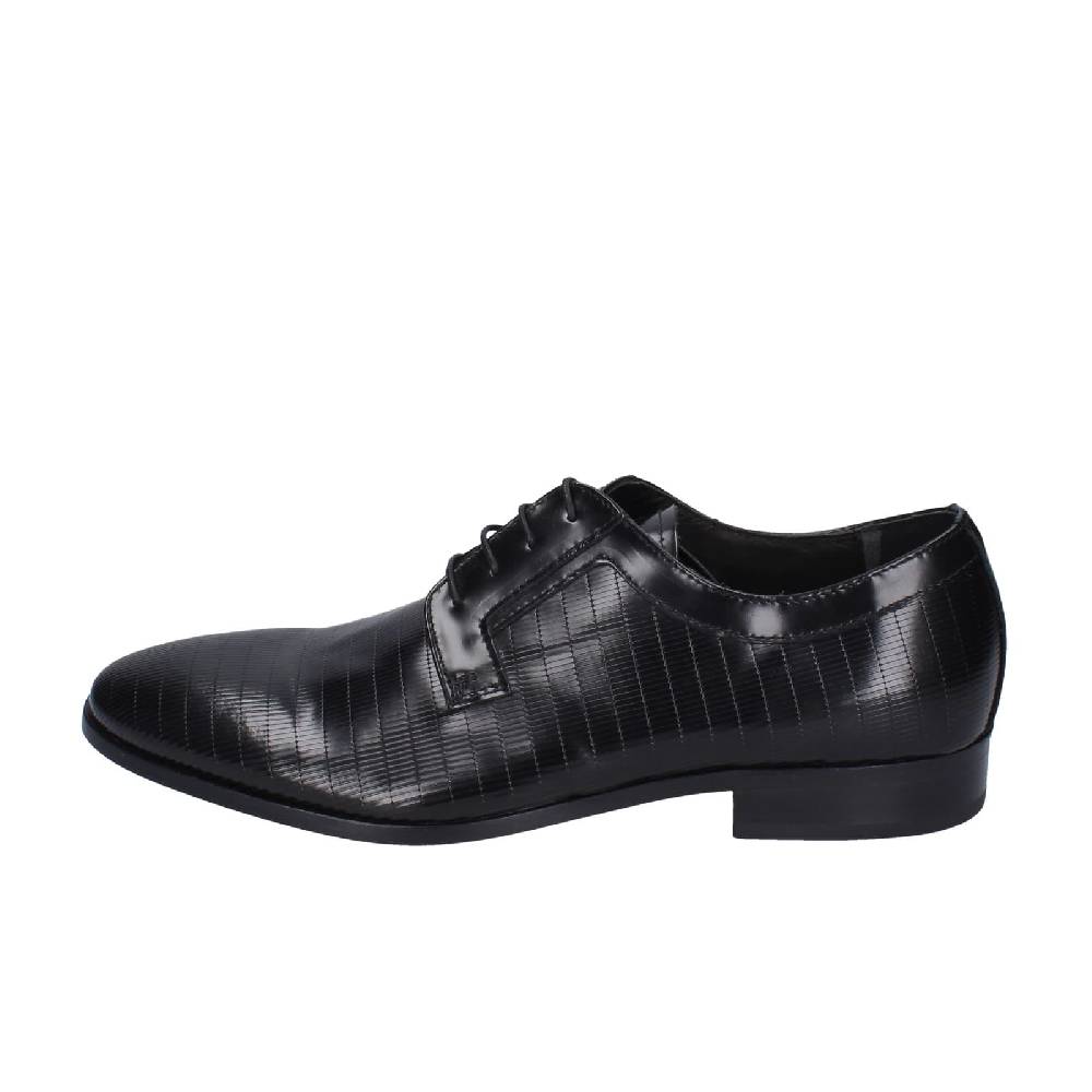 scarpe uomo EVEET classiche nero pelle EZ116 In Linea