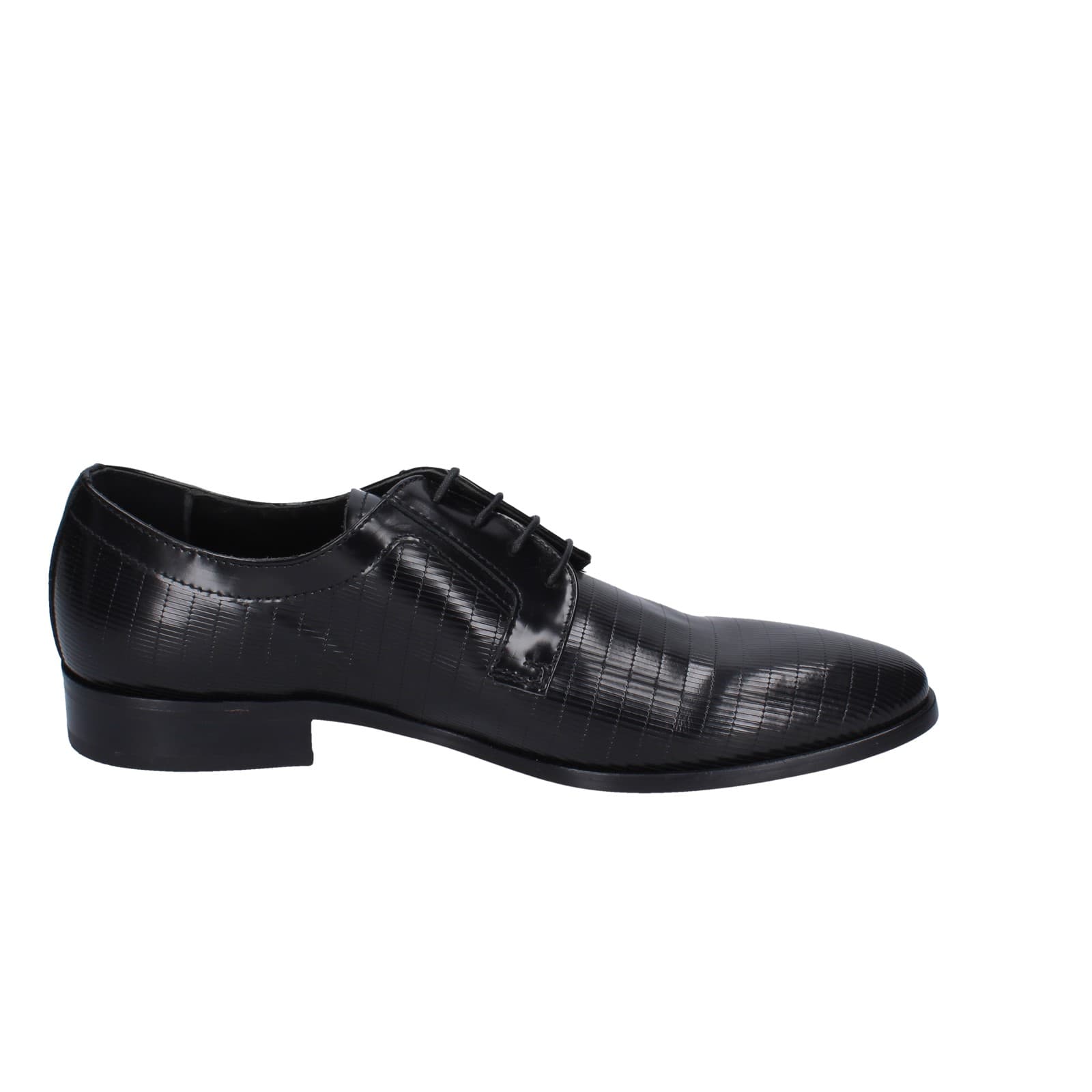 scarpe uomo EVEET classiche nero pelle EZ116 In Linea