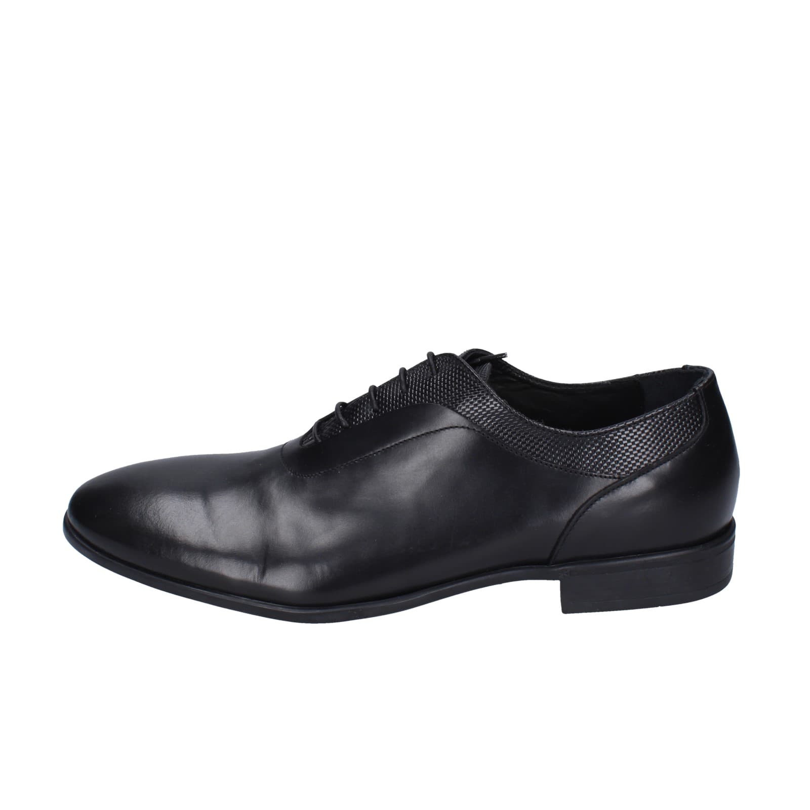 scarpe uomo EVEET classiche nero pelle EZ92 ACQUISTA ORA