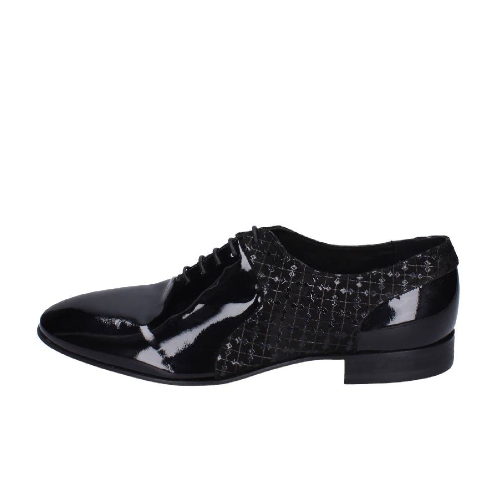 scarpe uomo EVEET classiche nero vernice EZ126 Vendita