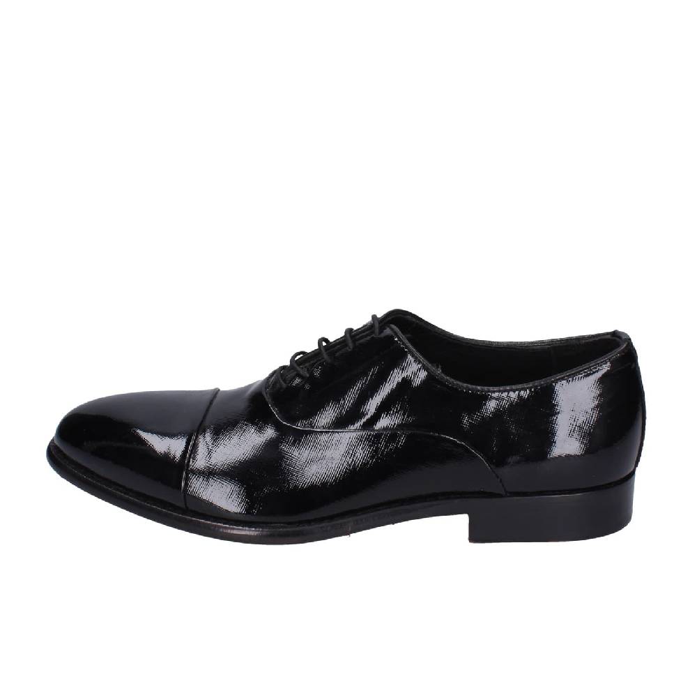 scarpe uomo EVEET classiche nero vernice EZ131 Promozione