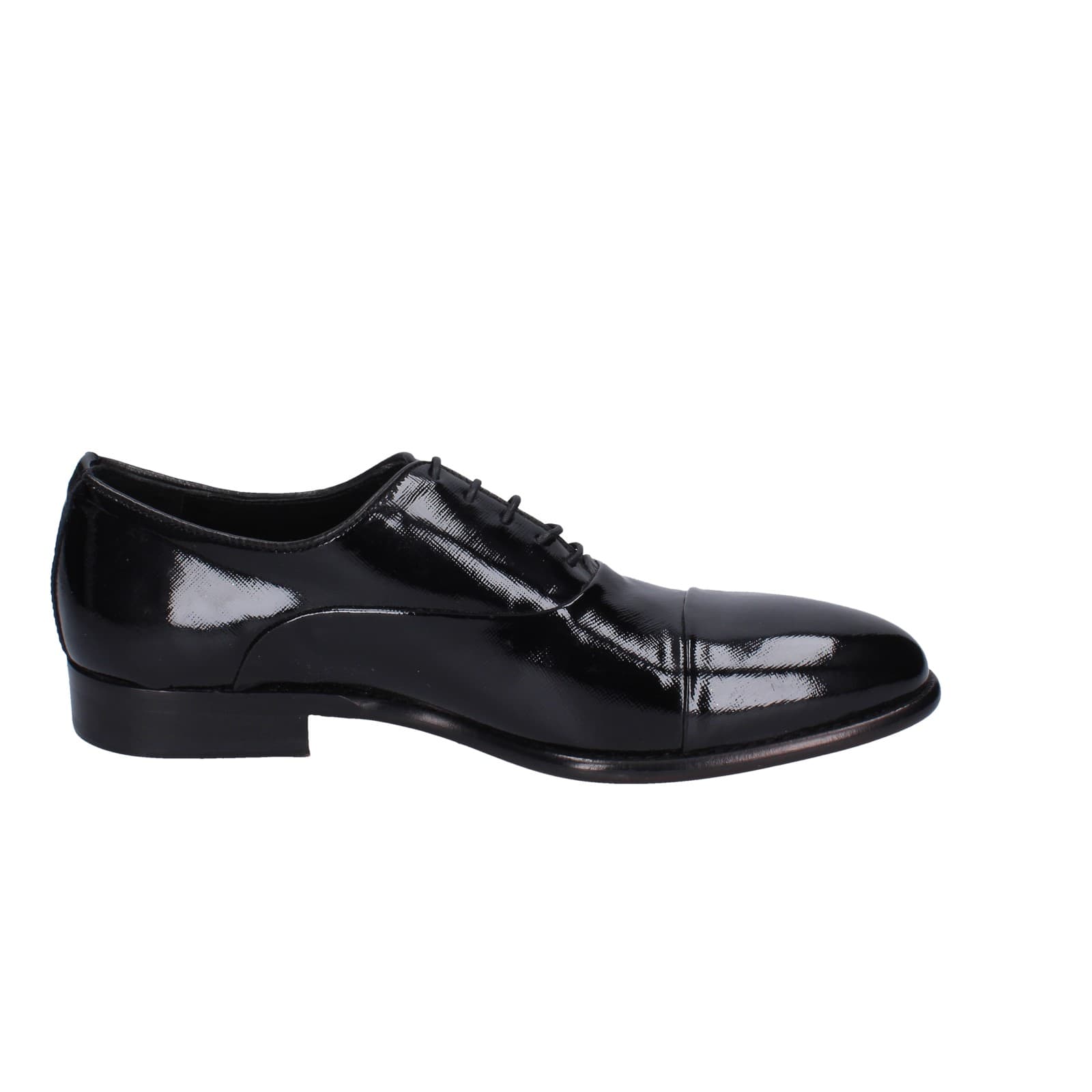scarpe uomo EVEET classiche nero vernice EZ131 Promozione