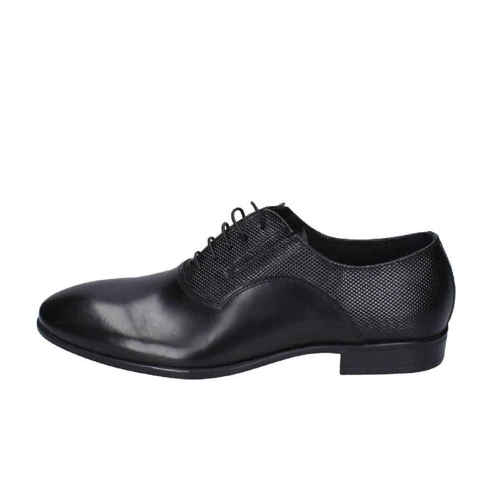 scarpe uomo EVEET classiche nero pelle EZ98 Pezzi Unici