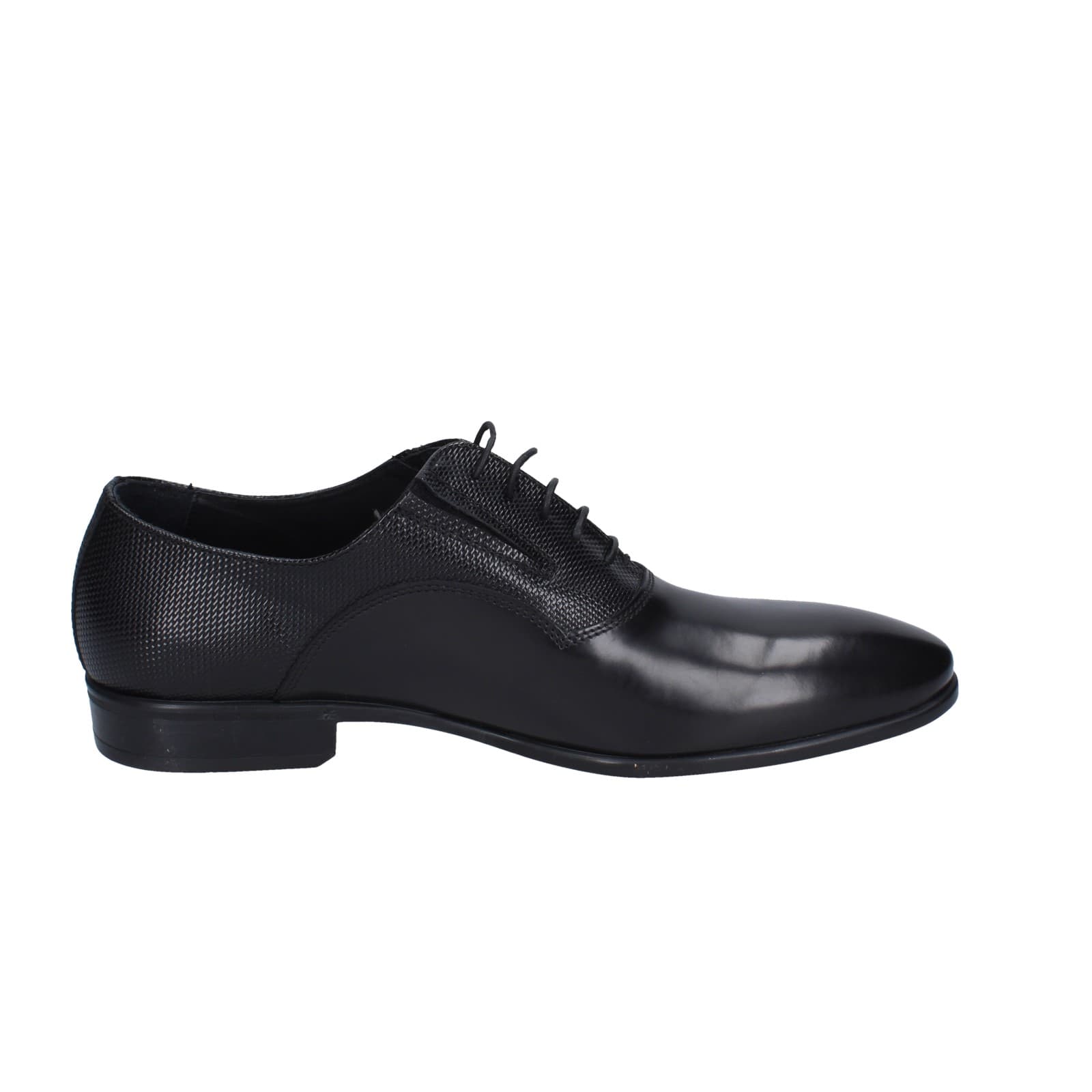 scarpe uomo EVEET classiche nero pelle EZ98 Pezzi Unici