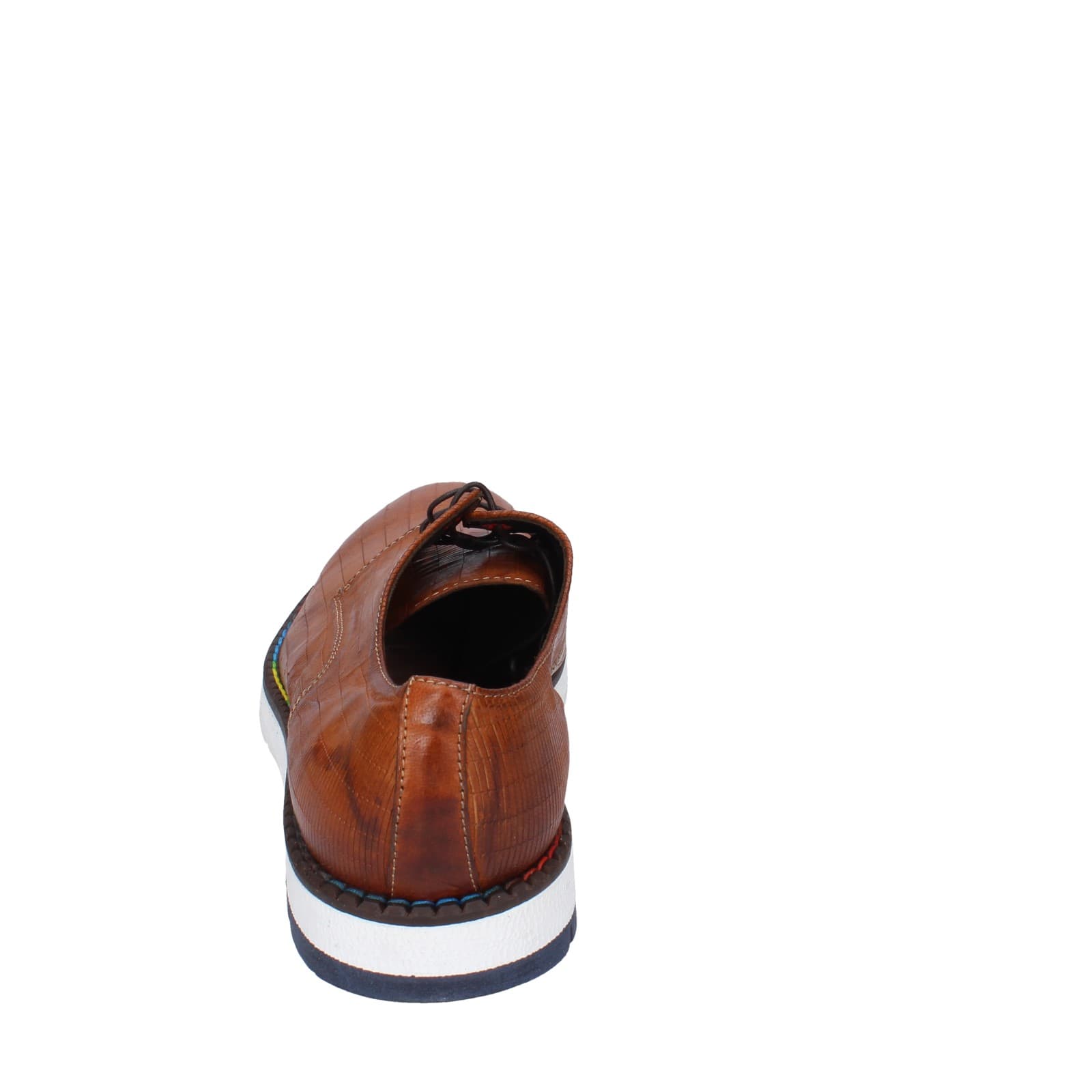 scarpe uomo EVEET classiche marrone pelle EZ147 Qualità Garantita