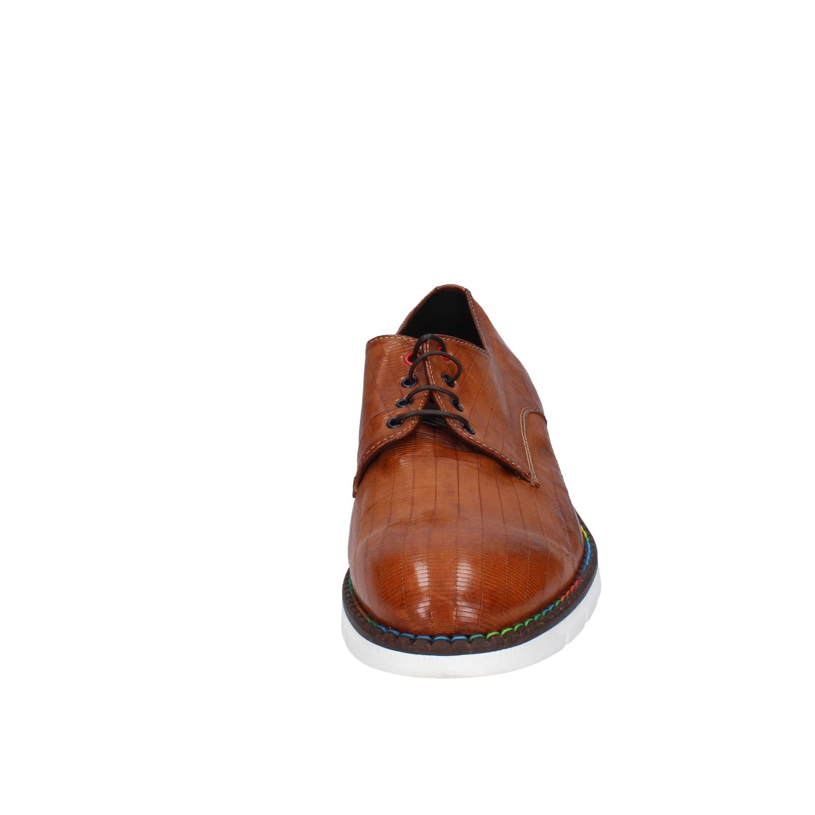 scarpe uomo EVEET classiche marrone pelle EZ147 Qualità Garantita