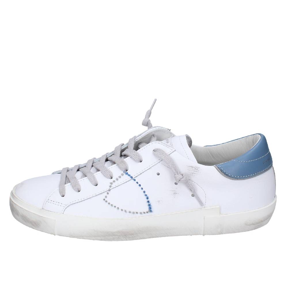 scarpe uomo PHILIPPE MODEL sneakers bianco pelle VINTAGE EX356 Acquista Ora