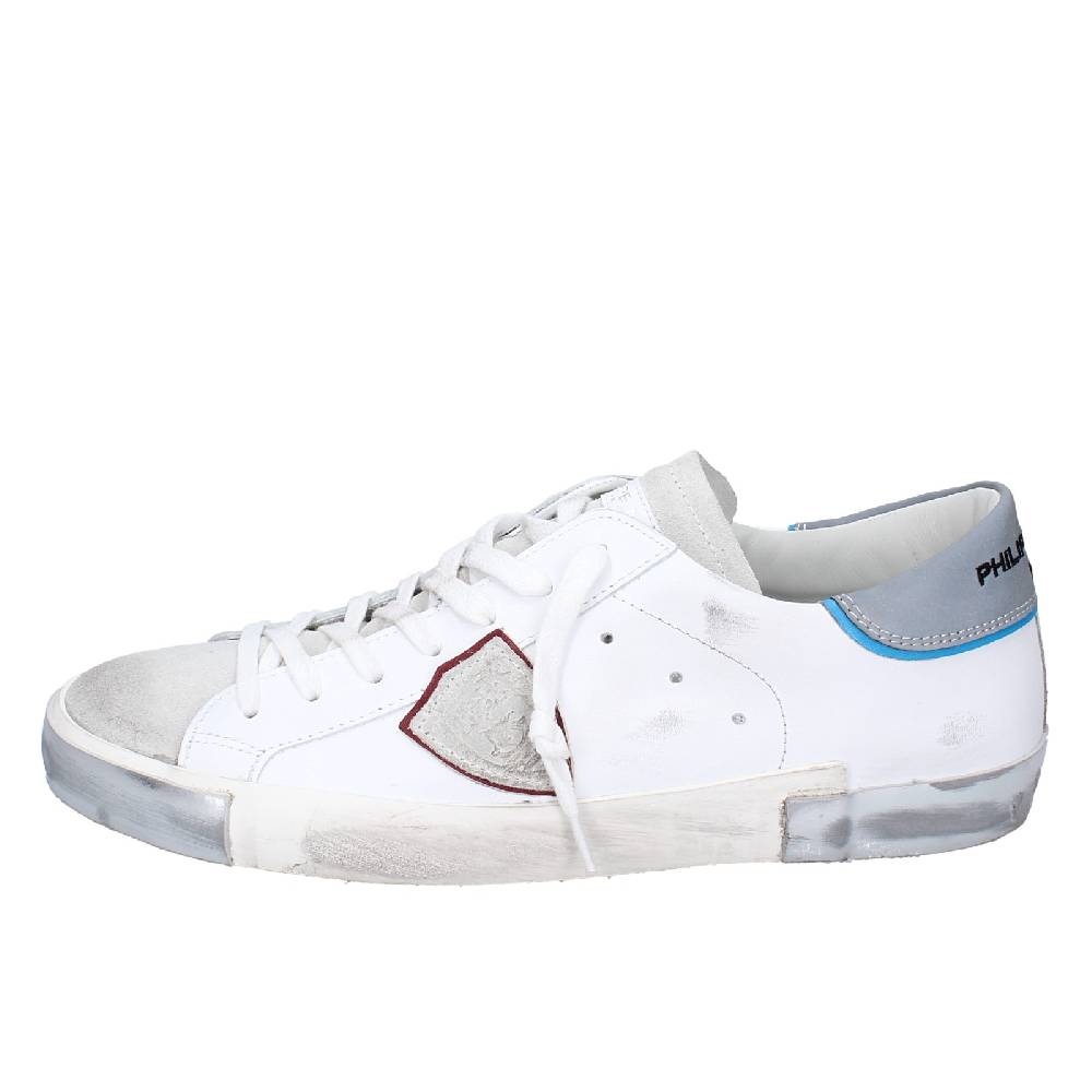 scarpe uomo PHILIPPE MODEL sneakers bianco pelle VINTAGE EX342 Esporta salva