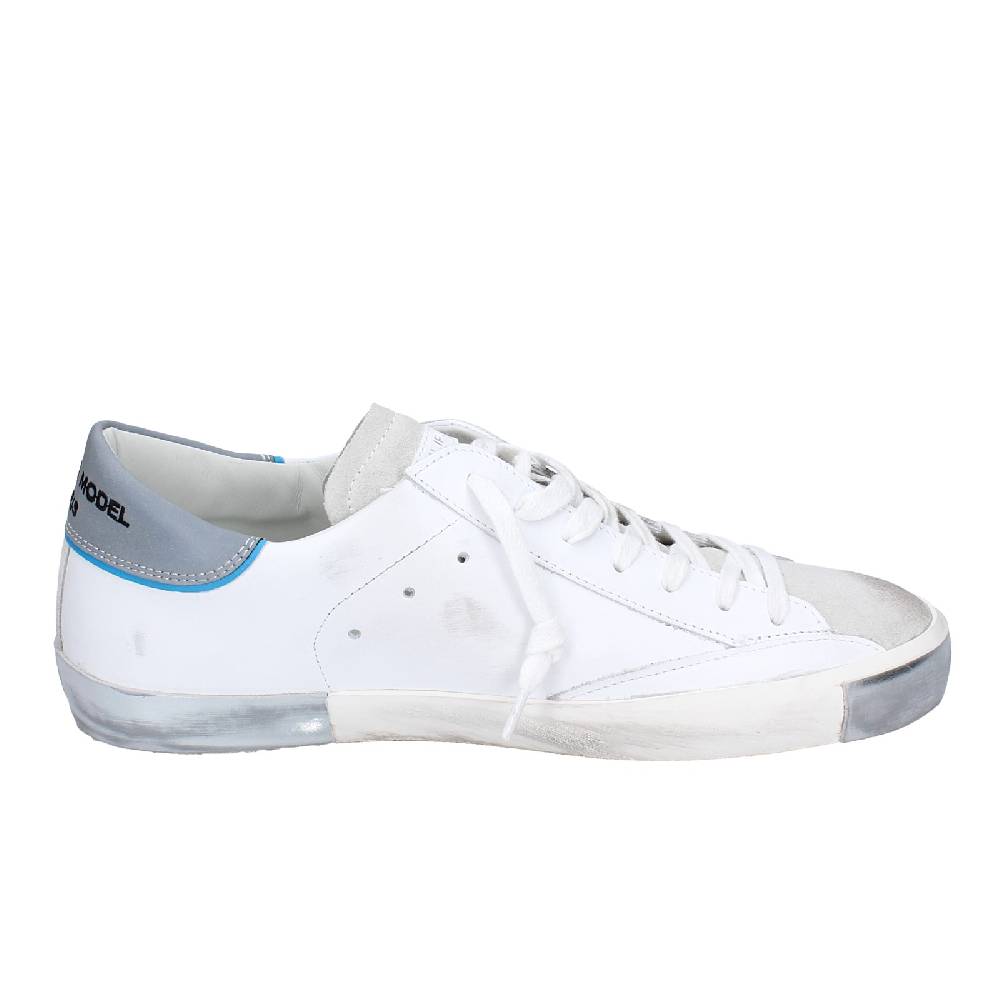 scarpe uomo PHILIPPE MODEL sneakers bianco pelle VINTAGE EX342 Esporta salva