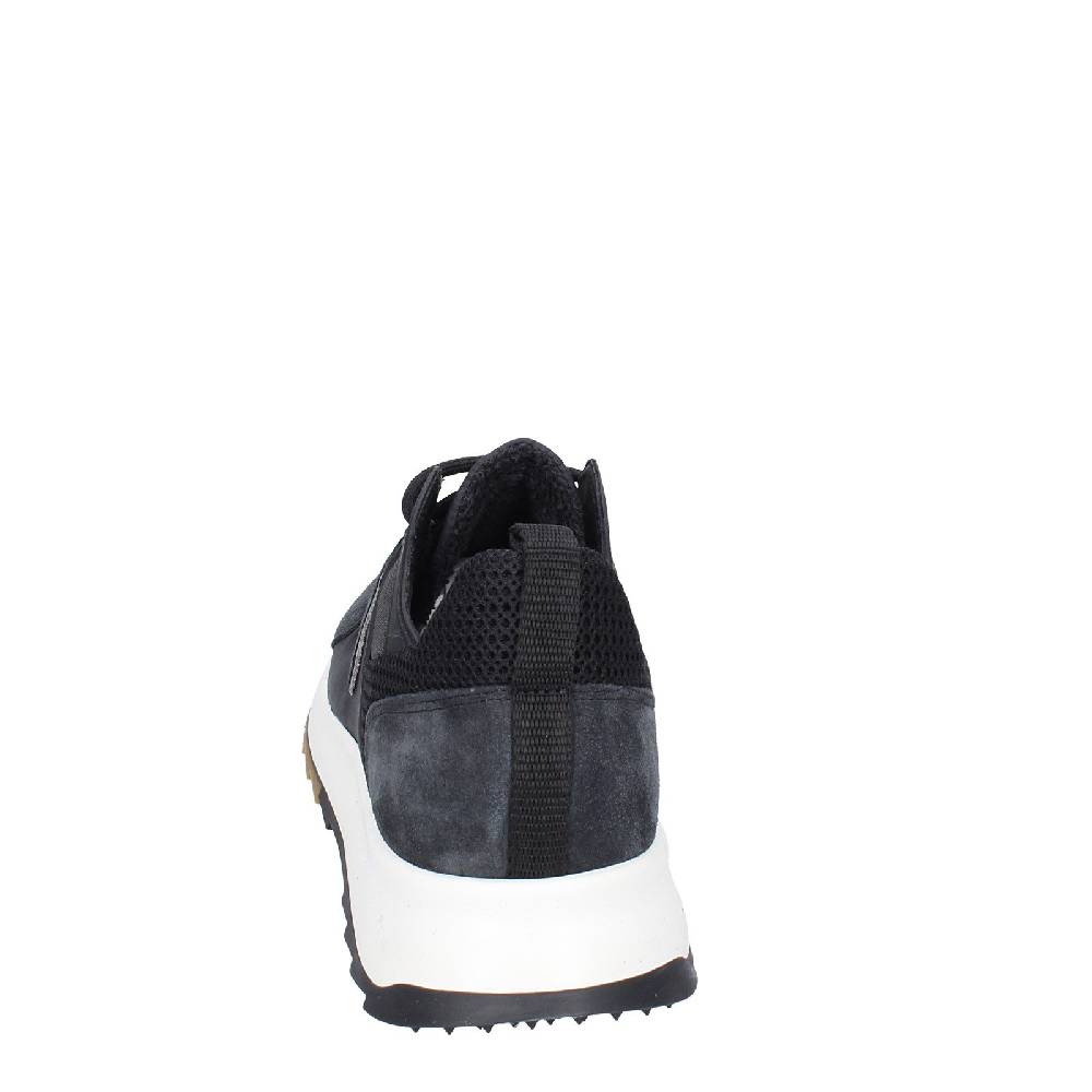 scarpe uomo PHILIPPE MODEL sneakers nero camoscio tessuto EX343 In Vendita