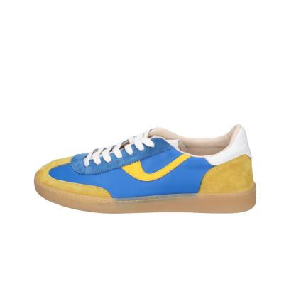 scarpe uomo MOMA sneakers blu camoscio giallo pelle 4AS420-CRVL BC745 Hotsell