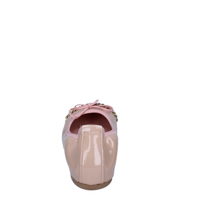scarpe donna CROWN ballerine rosa vernice BZ941 Negozio