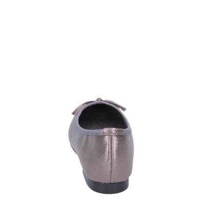 scarpe donna FRANCESCO MILANO ballerine grigio pelle sintetica BH55 In Saldo