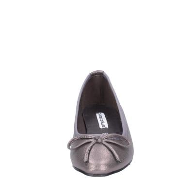 scarpe donna FRANCESCO MILANO ballerine grigio pelle sintetica BH55 In Saldo