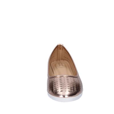 scarpe donna LANCETTI ballerine bronzo pelle sintetica BP565 Nuova