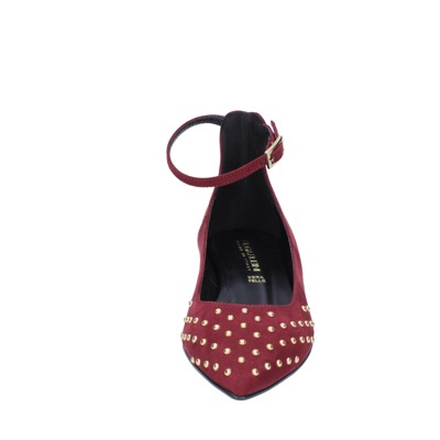 scarpe donna OLGA RUBINI ballerine bordeaux camoscio BS830 Negozi Online