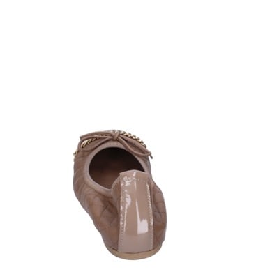 scarpe donna CROWN ballerine beige pelle BX639 Italy