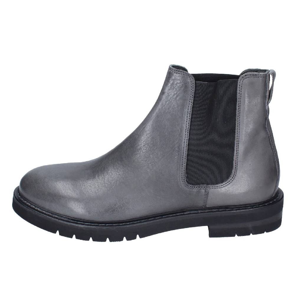 scarpe uomo MOMA stivaletti grigio pelle 60305C EY509 In Linea