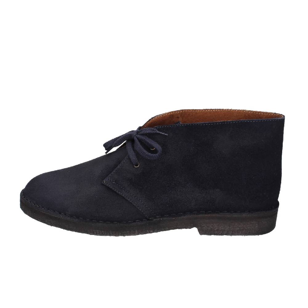 scarpe uomo IRWIN DANKS stivaletti blu camoscio EY123 Pezzi Unici