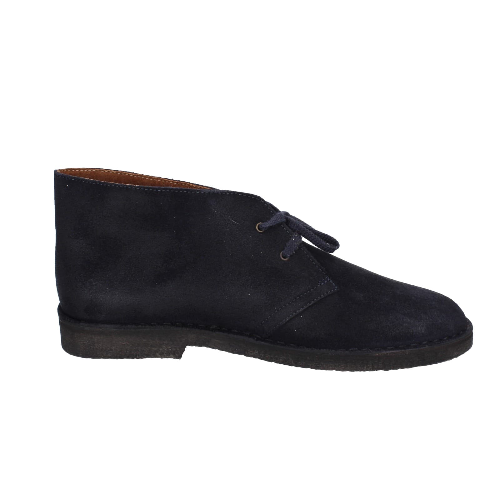 scarpe uomo IRWIN DANKS stivaletti blu camoscio EY123 Pezzi Unici