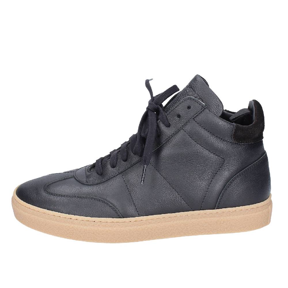 scarpe uomo STOKTON stivaletti nero pelle EY853 Fino Al -60%