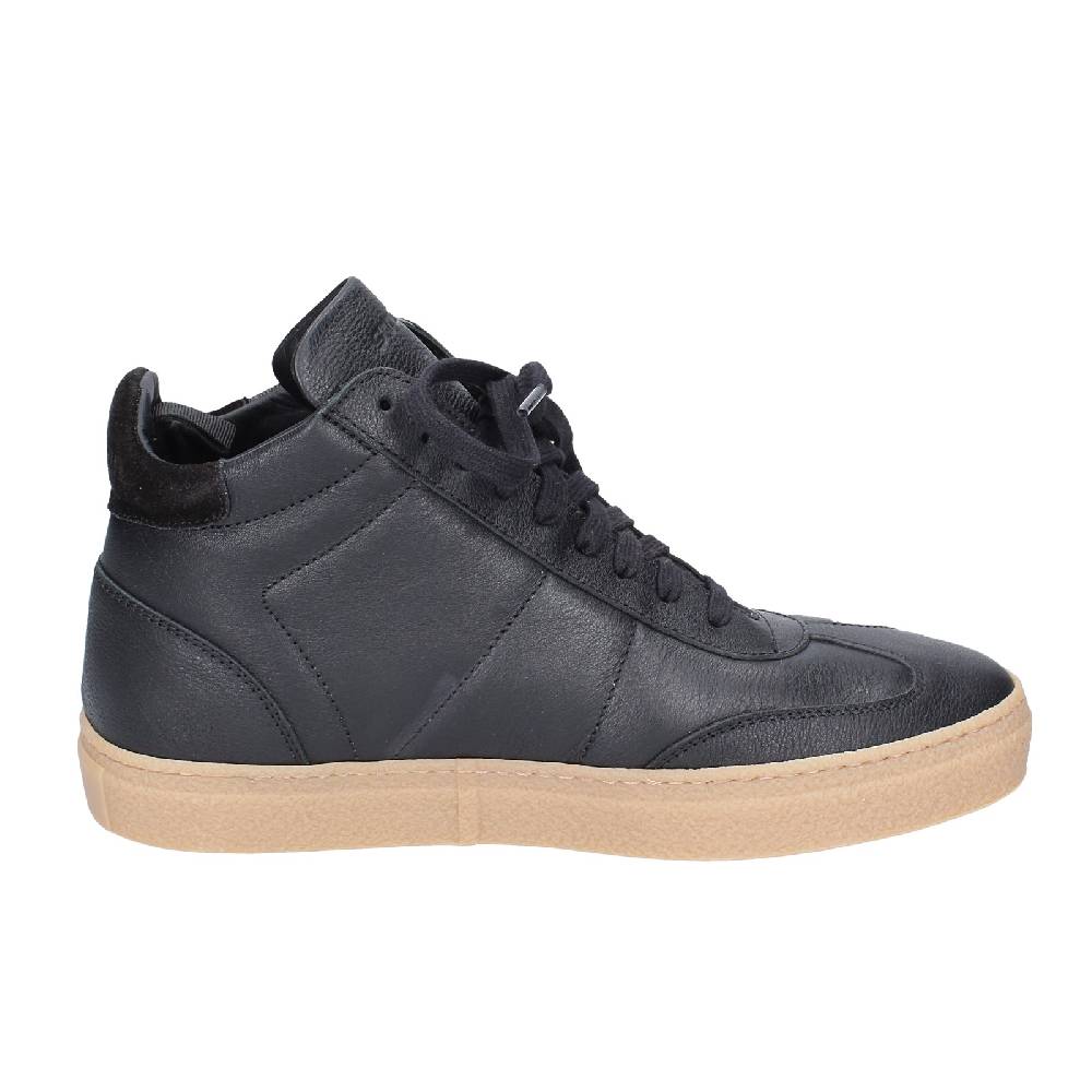 scarpe uomo STOKTON stivaletti nero pelle EY853 Fino Al -60%