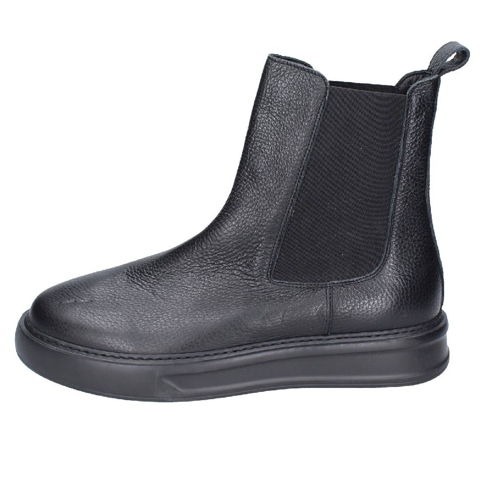 scarpe uomo STOKTON stivaletti nero pelle EX43 Convenienza