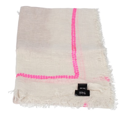pareo donna NALI' beige lino rosa AF443 Economico