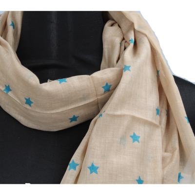 pareo donna NALI' beige cotone verde AF423 Vendite Flash