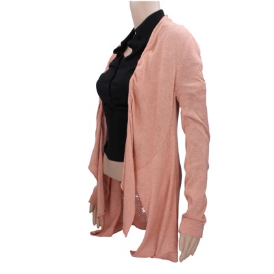 cardigan donna TAVIANI 42 rosa viscosa AN699 Vendite stagionali