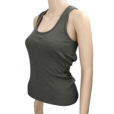 top canotta donna SUOLì 40 verde scuro tessuto AN662 2025