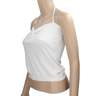 top donna DLINDOLLS M bianco cotone AK316 In Linea