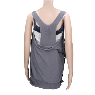 gilet cardigan donna ANNARITA N. tg. S grigio cotone AK195 Promozione