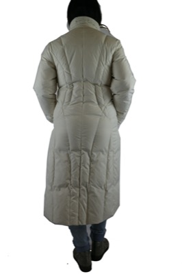 giubbotto donna CIPRES 44 beige poliestere AK227 Pezzi Unici
