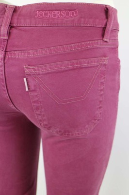 pantaloni donna JECKERSON 25 rosa fucsia cotone AM198 Presa