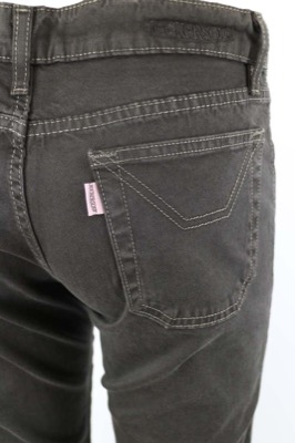 pantaloni donna JECKERSON 26 marrone cotone AM200 Sconto